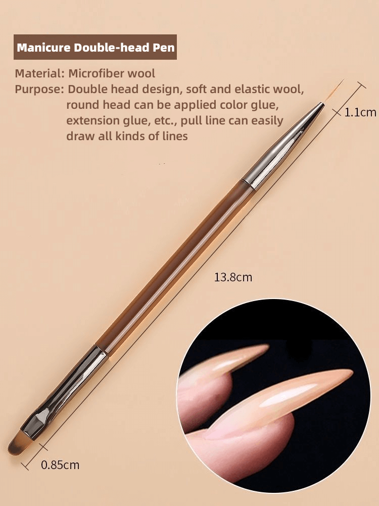 Nail Pen 9 PCS Set Painted Pull Line Dizzy Dye Gradient Brush