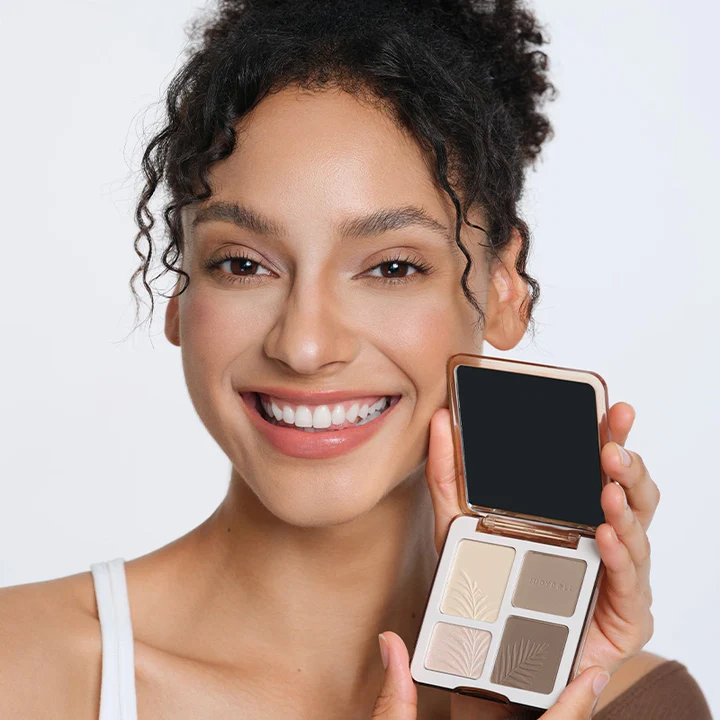 2 IN 1 Highlighter Contour Palette