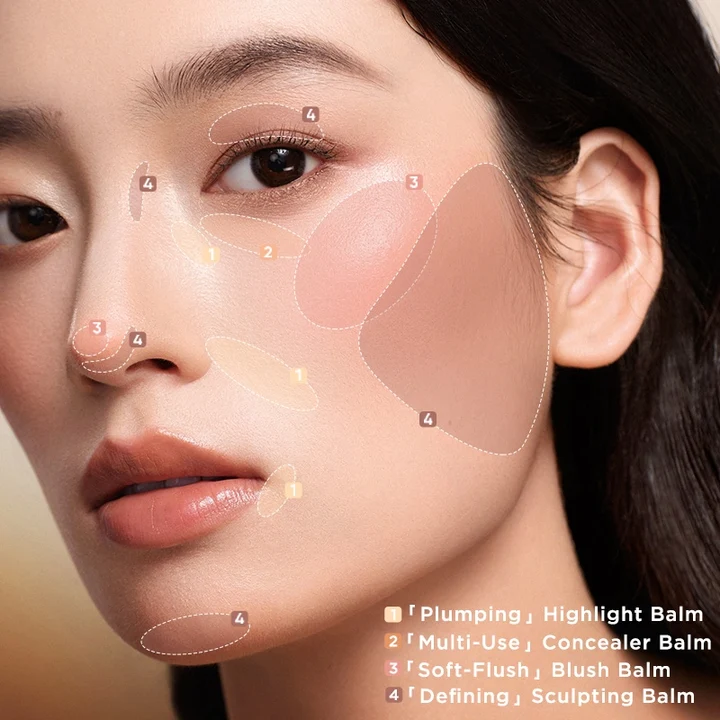 2 IN 1 Highlighter Contour Palette