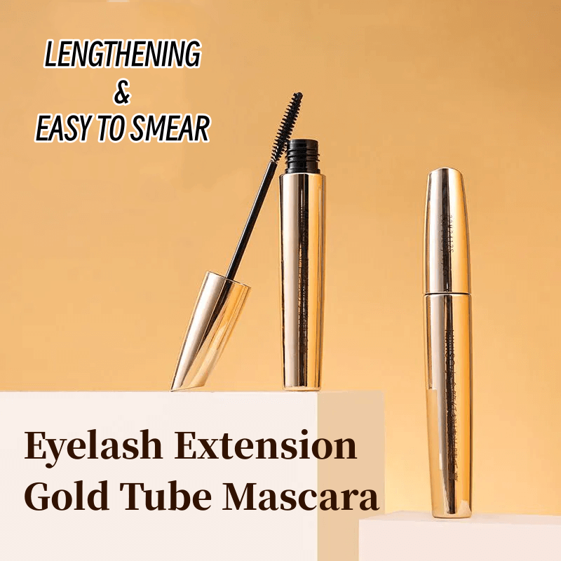 Eyelash Extension Brush Long-wearing Gold Tube Mascara