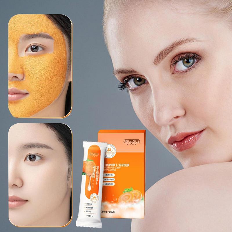 TikTok Carrot Bubble Cleansing Mask