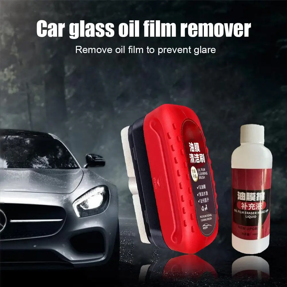 Car Glass Cleaner Brush For Car Windshield Oil Film Cleaner