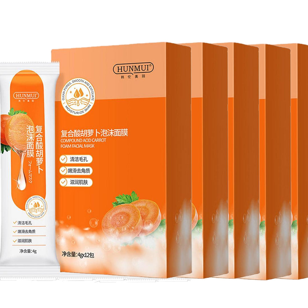 TikTok Carrot Bubble Cleansing Mask