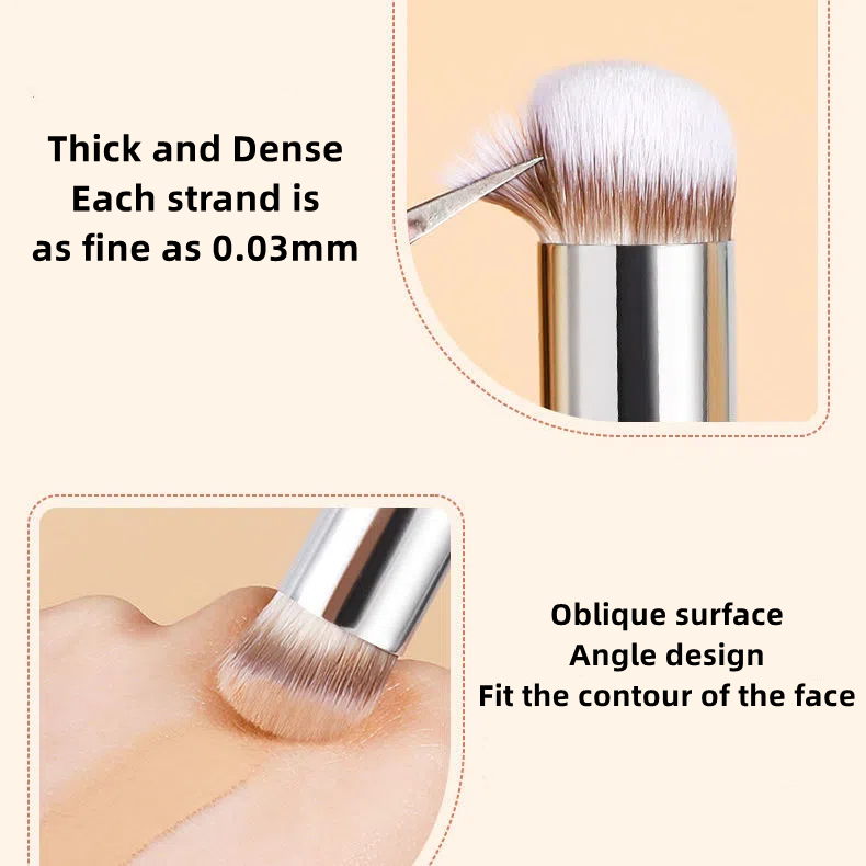 Professional Foundation Brush Cosmetics Flat Makeup Brushes Liquid Foundation Powder Concealer Contour Make Up Beauty Tool