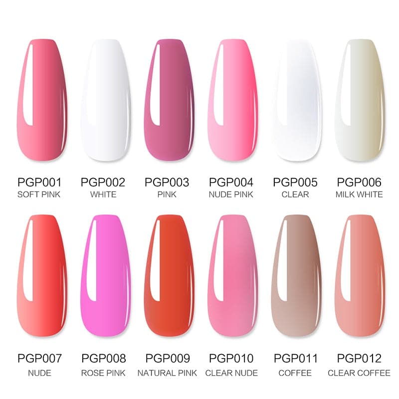 Acrylic Building LED Nail Gel Polish Polygels Poly Nail Gel Manicure Set