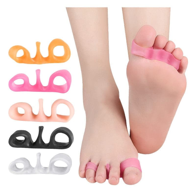 Toe Separator Bone Corrector Straightener Silicone Gel Foot Fingers Protector Bunion Adjuster Feet Massager Foot Care Tool